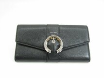 JIMMY CHOO ジミーチュウ ブMARTINA-C Soft Grainy Calf Leather Wallet 長財布 ∠UP3611_画像2