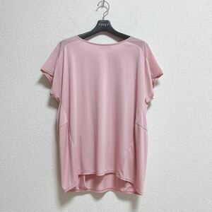 Reflect Reflect *... unusual material combination tops 9 pink * T-shirt cut and sewn Untitled Indivi Coup de Chance 23 district 