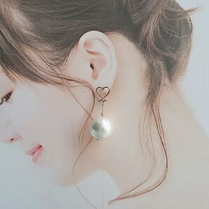 即購入OK BIG コットンパール パート2 ピアスのみ