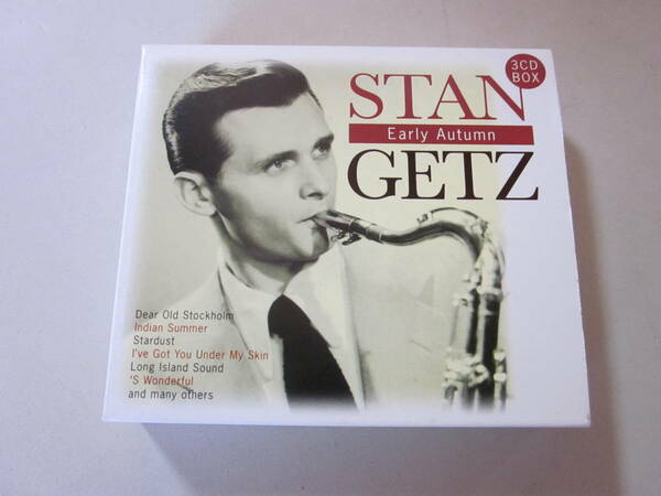 スタンゲッツ・Stan Getz・３枚組・Early Autumn・ボックス