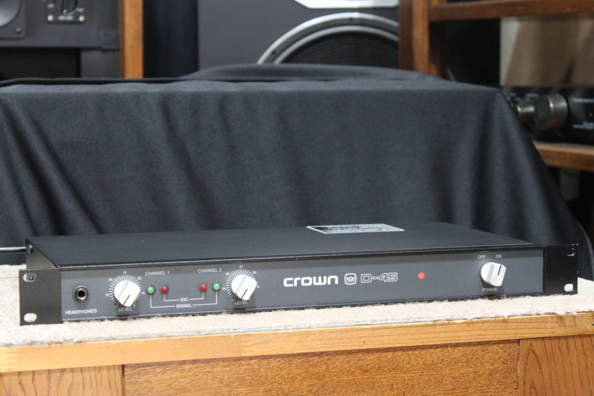 ヤフオク! -「crown d-45 パワーアンプ」(アンプ) (オーディオ機器)の