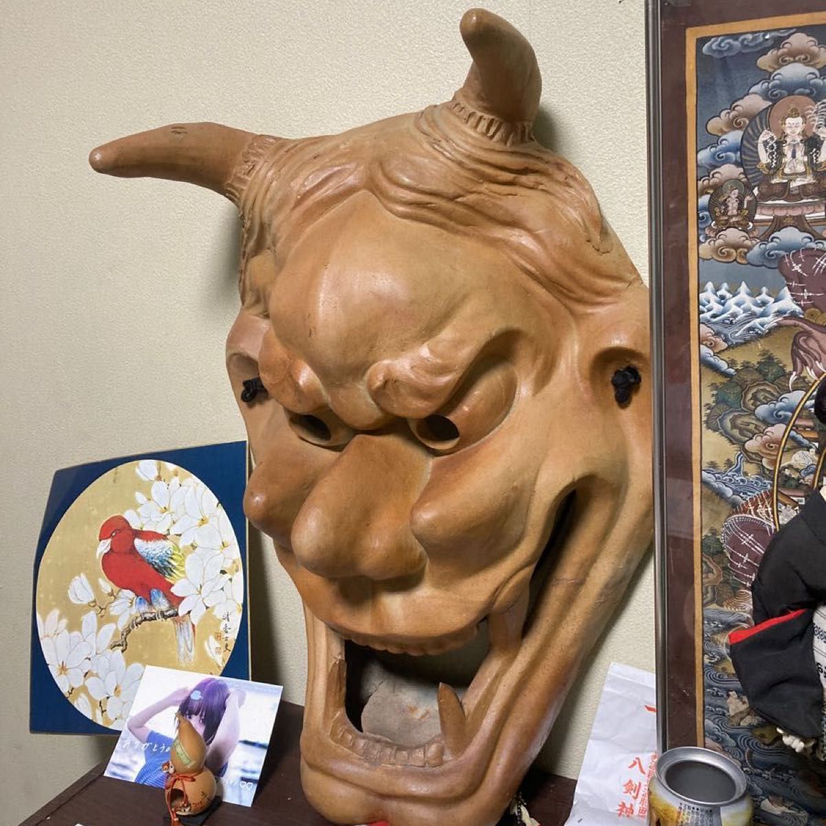 超人気新品 追加画像 大徳寺管長小田雪窓軸「心清茶味香」茶道具懐石