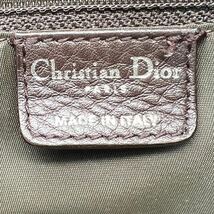 美品 Christian Dior クリスチャンディオール ショルダーバッグ トロッター ストリートシック キャンバス レザー ブラウン_画像9