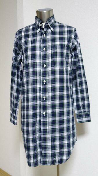 individualized shirts インディビジュアライズド slim fit チェックシャツ ワンピース 14 29 アメリカ製