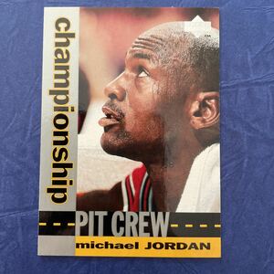 1994 Upper Deck Championship Pit Crew #133 Michael Jordan★NBA HOF LEGEND★Chicago Bulls★マイケル・ジョーダン★ビンテージ★NASCAR