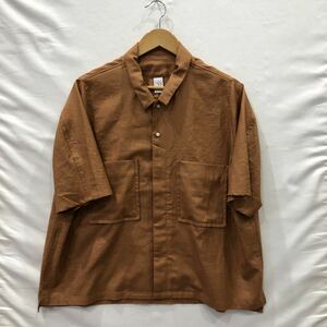 [NO CONTROL AIR] short sleeves shirt non control air XS size BRW AR_NC081S6 ts202308