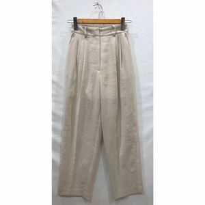 【AMERI】2TUCK NATURAL LIKE STRAIGHT PANTS ストレートパンツ アメリ ポリエステル S IVO 02310891090 ts202308