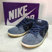 【NIKE】 ローカットスニーカー ナイキ 28.5cm 紺 ネイビー SB DUNK LOW PRO PRM ダンク ロー プレミアム CV0316-400 ts202403_画像1