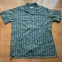 Engineered Garments CAMP SHIRT - SMALL SEERSUCKER PLAID 2023SS エンジニアドガーメンツ　キャンプシャツ　サイズM_画像1