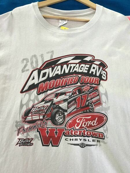 Advantage RV's Modified Tour 2017 Tシャツ　スプリントカー　ダートレース　トレーラー　アメリカ　ビンテージ　古着　アメカジ