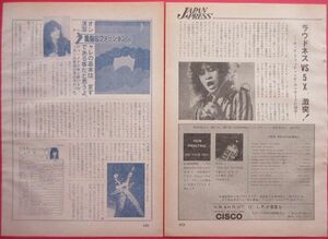 高崎晃 ラウドネス 1982 切り抜き 2ページ E20OOS