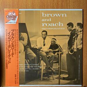 クリフォード・ブラウン＝マックス・ローチ五重奏団★BROWN AND ROACH INCORPORATED★国内盤 日本フォノグラム 195J-8★EmArcy