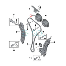 BMW MINI R55 R56 R57 R58 R59 R60 R61 カムシャフトギア 調整ユニット インテーク側 ワン クーパー クーパーS JCW 11367545862_画像2