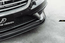 BENZ メルセデス・ベンツ S-Class W222 S63 S65 フロントバンパー用リップスポイラー 本物DryCarbon ドライカーボン エアロ カスタム_画像6
