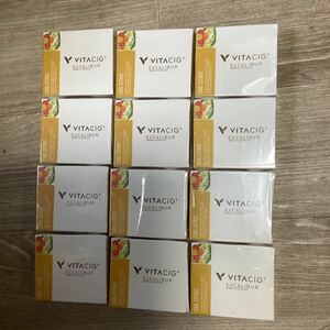 【未開封】ビタシグ　VITACIG EXCALIBUR 12個セット　クールシトラス　電子タバコ　　0711-ネズミYa②
