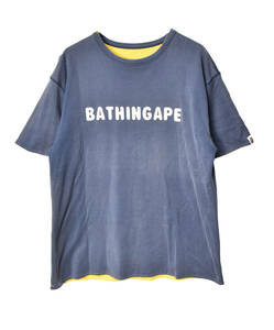 A BATHING APE BAPE エイプ ベイプ リバーシブル 半袖 Tシャツ 27053 - 728 60