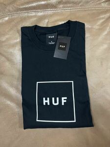 【新品】HUF ESSENTIALS OG ORIGINAL LOGO S/S TEE ハフ エッセンシャルズ オリジナル ロゴ 半袖Tシャツ　S 黒　②