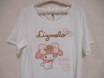 ★リズメロ★　半袖Tシャツ　L　白（30718）レディース_画像2