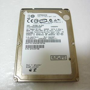 [送料無料] ■ HDD HITACHI HTS545032B9A300 320GB 2.5 SATA 正常 ■