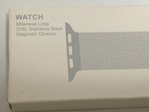 Apple Watch ミラネーゼループ 316Lステンレススチール マグネット式 ウォッチバンド 腕時計バンド ブラック 美品 送料無料 233j2330_画像10