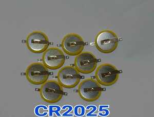 10 piece tab attaching CR2025 button battery Game Boy etc. 