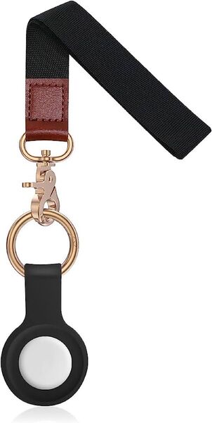 ProCase Airtags カバー, キーホルダー シリコン製 スマートトラッカー用 紛失防止 スマホ・カバン・キー・