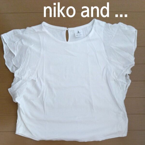 niko and ... ニコアンド フリル カットソー 半袖 Tシャツ 白 ホワイト 白