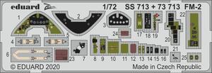 エデュアルド(73713) 1/72 FM-2 ワイルドキャット用エッチングパーツ(アルマホビー用)