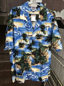 XL 未使用PACIFIC LEGENDアロハシャツ ハワイアンシャツ hawaiiハワイ製USA　cotton100％