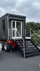 20 feet trailer house possible to run talent registration vehicle inspection "shaken" attaching room arrangement modification color modification free air conditioner .. place attaching stair other option consultation 