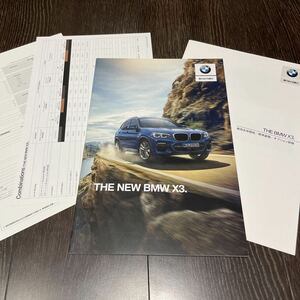 [ prompt decision ]BMW X3 (G01) 2017 year 9 month catalog & price table (2019 year 1 month ) option equipment table / M / Alpina Alpina