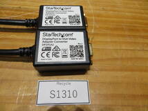 *S1310* StarTechCOM 周辺機器 スターテック /DisplayPrt to VGA video Adapter Converter/２本 品中古#*_画像2
