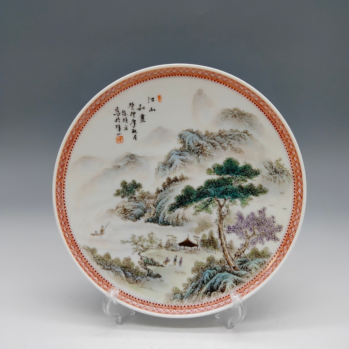 ヤフオク! -「景徳鎮 皿」(色絵磁器) (骨董陶磁器一般)の落札相場