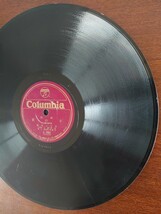 【SP盤レコード・ヒビ有】Columbia 端唄 雀の子/高砂 藤本二三吉/SPレコード_画像3