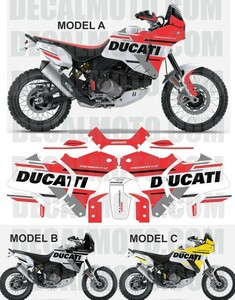 グラフィック 車体用 / DUCATI Desert X ドゥカティ デザート X / GP 2018 REPLICA