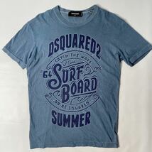 DSQUARED2 ディースクエアード SURF ロゴ Tシャツ インディゴ_画像3