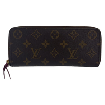 LOUIS VUITTON ルイヴィトン モノグラム ポルトフォイユ クレマンス PVC M42119 長財布 ラウンドファスナー レディース 402915_画像2