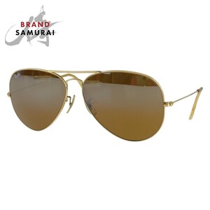 Ray-Ban レイバン B&L ブラウン 茶 ゴールド金具 メタル L1693 VRBJ 62口14 サングラス メガネ 度なし メンズ 402987