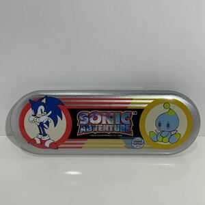 未使用 当時物 レア セガ ソニックアドベンチャー ファミ通 '99冬 キャンペーン アクセサリーキット SEGA SONIC ADVENTURE 缶ケース