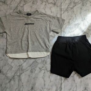 Tシャツ ハーフパンツ セットアップ 