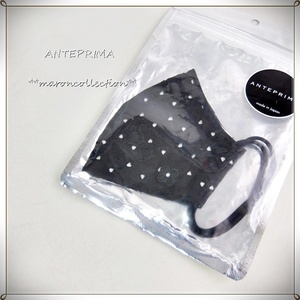  unused * Anteprima * made in Japan cotton 100% mask * black *