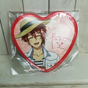 ◆送料無料◆ IDOLiSH7 PinBack button Riku Nanase アイドリッシュセブン ハート型 ビッグ 缶バッジ 七瀬陸 缶バッチ バッヂ アイナナ