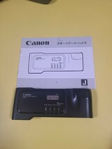 ☆★Canon Quartz Date Back E クオーツ データ バック E 　通電確認済み_画像1