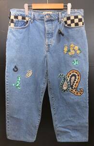 STUSSY NOMA BIG OL JEAN ステューシー クロップドデニムパンツ メンズ サイズ34 JS-376209