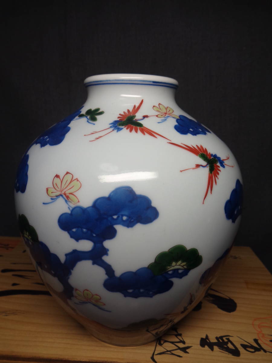 ヤフオク! -「源右衛門 花瓶」(染錦) (伊万里、有田)の落札相場・落札価格