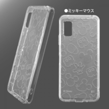 AQUOS wish3 ディズニー キラキラ ラメ 高透明 ウルトラ クリア 衝撃吸収 TPU ソフト ケース カバー ジャケット ストラップホール ミッキー_画像5