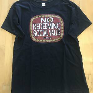 古着　NO REDEEMING SOCIAL VALUE Tシャツ　Lサイズ Olde English 800 NYHC