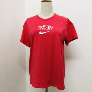 a01903 美品 NIKE ナイキ Tシャツ 半袖 ロゴプリント DRIFIT L ピンク レディース かわいい キュート レトロ プリティインピンクスタイル