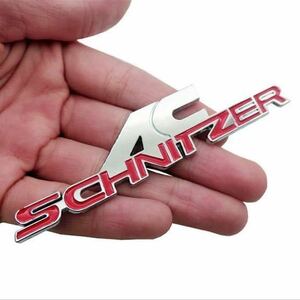 BMW AC SCHNITZER シュニッツァー　エンブレム　ステッカー　　レッドE46E90E91E92E93F01F07F10F11F12F20F25F30F31F32F45F46F48G11G30！！