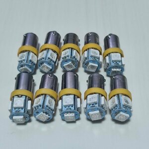 60個 角マーカー用 BA9S 12V 24V LED 電球 オレンジ アンバー デコトラ